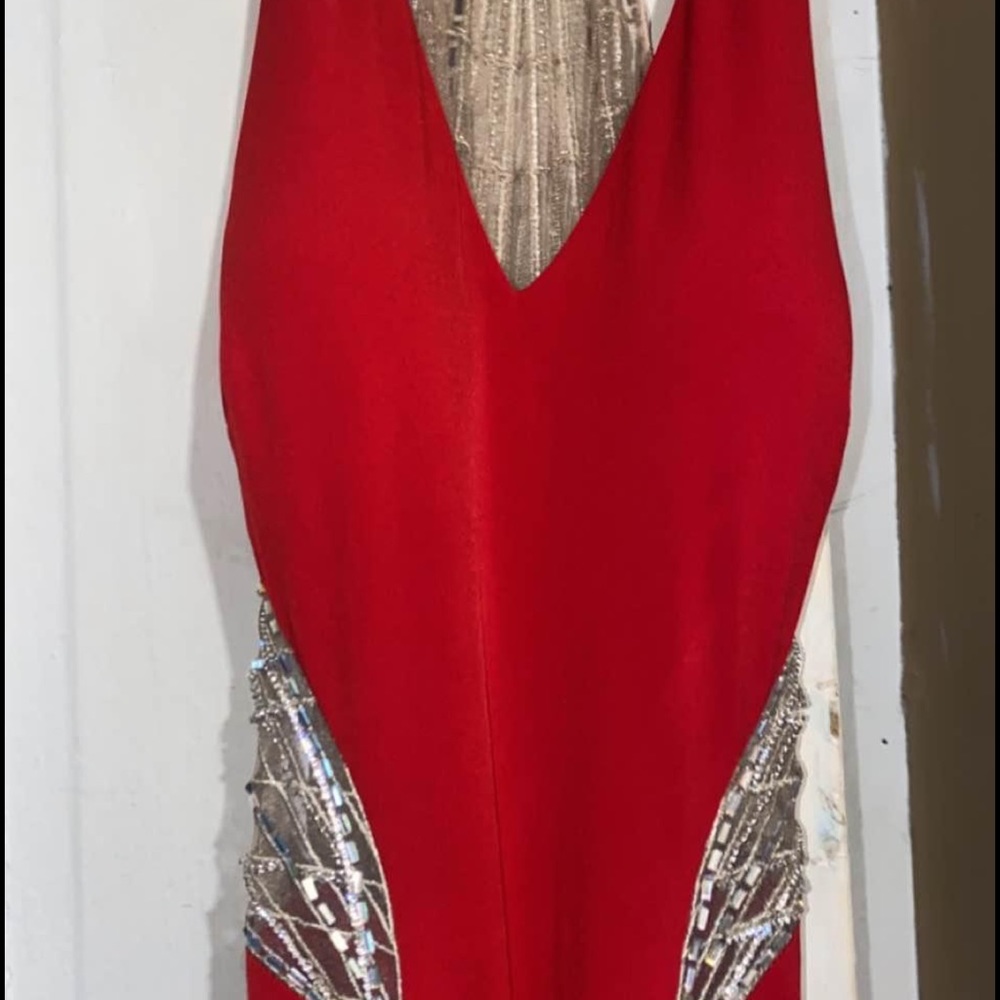 Beautiful red prom dress